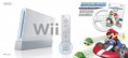 Nintendo Wii White + Mario Kart + Wheel